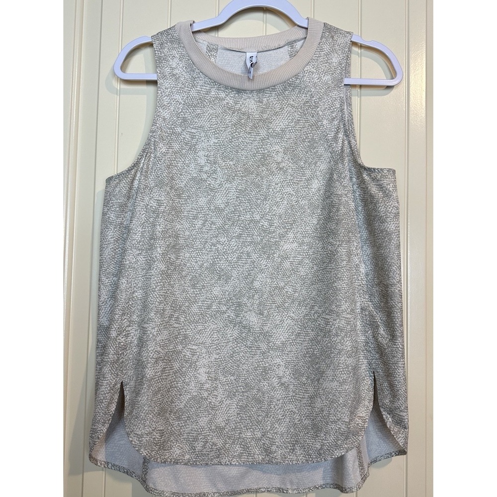 Athleta Womens Sleeveless Tunic long line Tank Top stretch workout gym Sz M